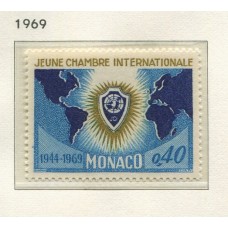 MONACO 1969 Yv. 808 ESTAMPILLA MINT COMPLETA